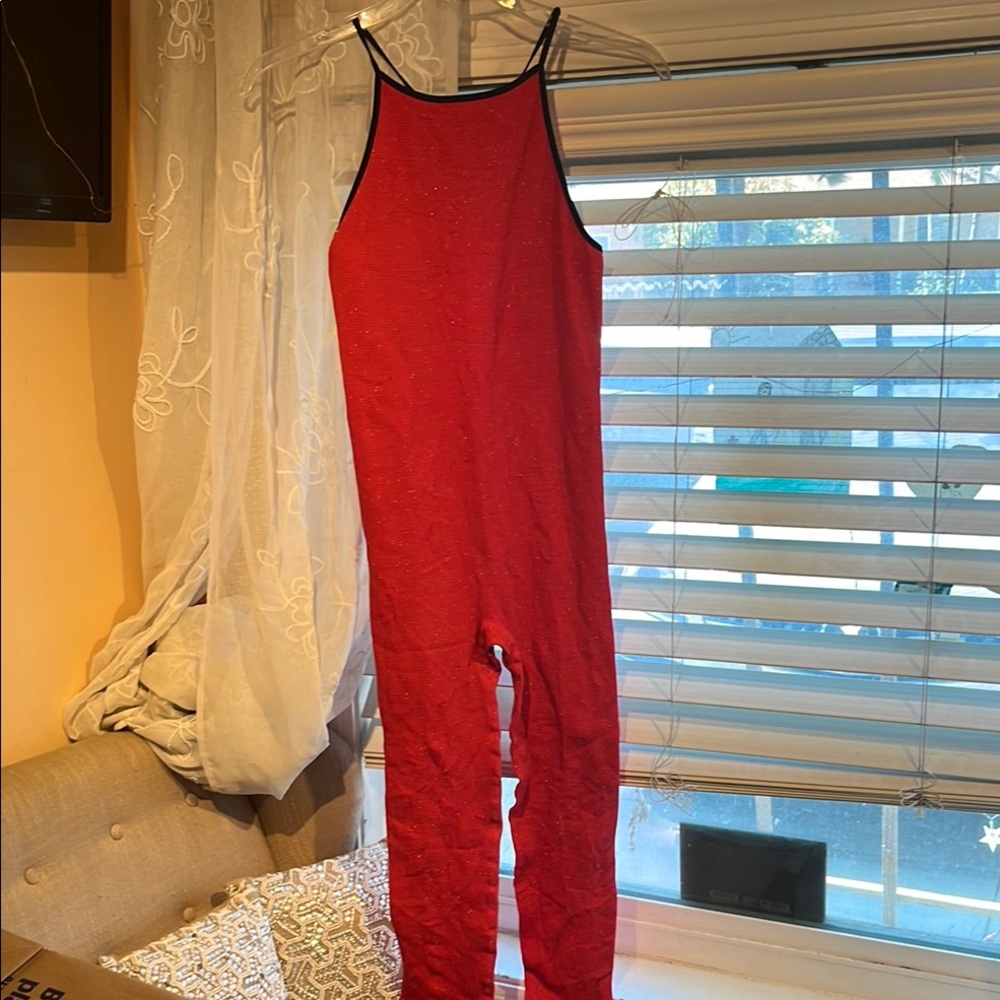 free people jumpsuit onsieRed Women's Jumpsuit nwot